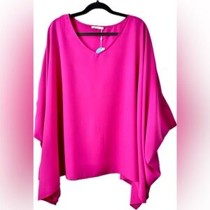 Cupshe Vibrant Pink Women's Blouse